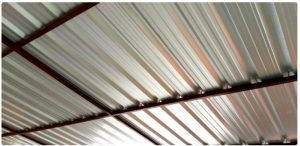 Corrugated roof sheet