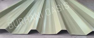 gi corrugated green sheet
