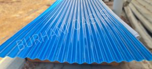 PVC Corrugated Sheet Blue