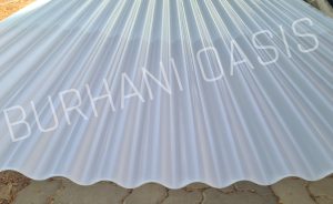 PVC Fiberglass Corrugated white Transparent sheet